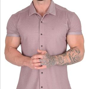 YoungLA heather burgundy athletic for dress shirt